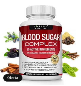 Blood Sugar Complex - 20 Vitaminas y Minerales