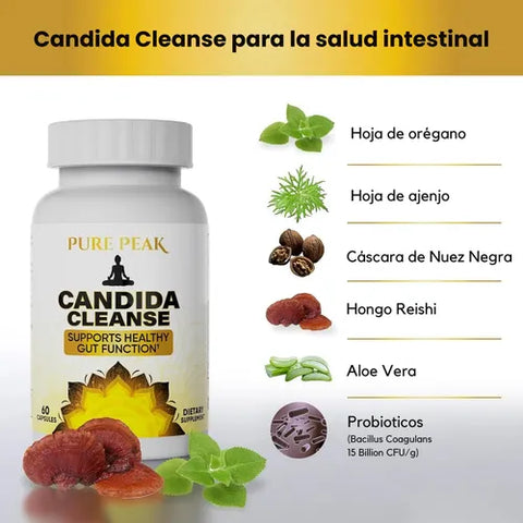 Candida Cleanse - Soporte para Intestino y Colon Ttt
