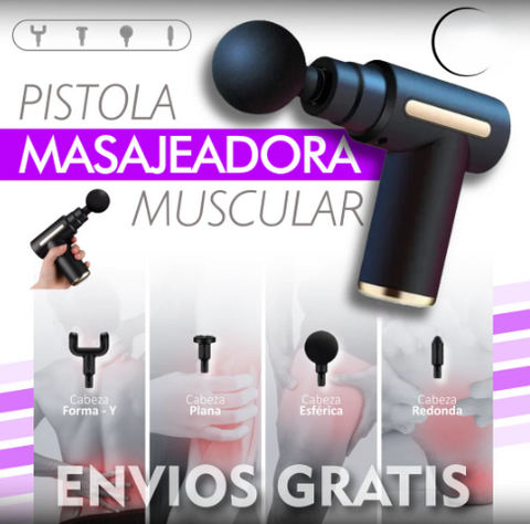Pistola masajeadora muscular